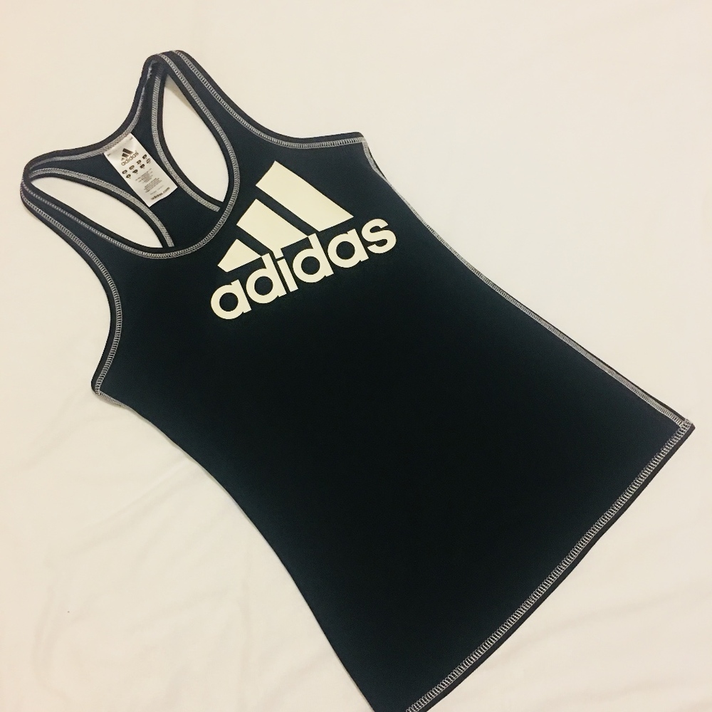 Adidas Black Racer Back Tank S